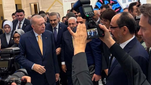 AHMET AHLATCI, CUMHURBAŞKANI ERDOĞAN'NIN ABD HEYETİNDE